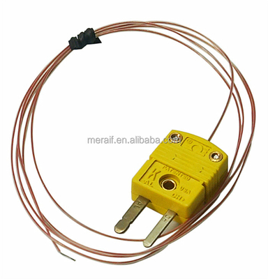 Tipo linha linha resistente de alta temperatura de GG-K-30-SLE K da temperatura do par termoelétrico da medida da temperatura da fibra de vidro
