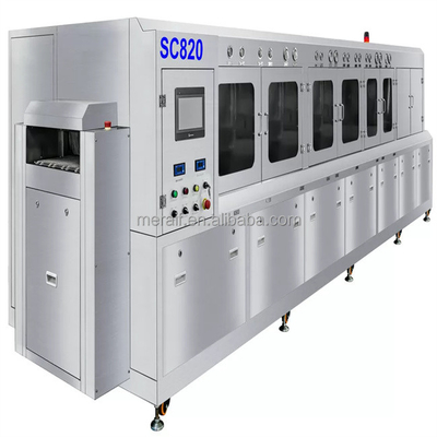 A máquina de empacotamento da limpeza de pulverizador do semicondutor SC820 com 28 PCes pulveriza as hastes e lava por muito tempo modular