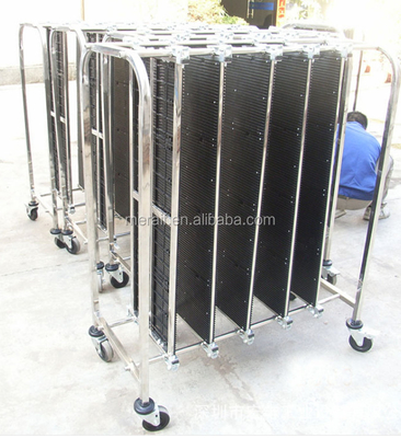 CREMALHEIRA estática antiestática do PWB do carro do armazenamento do PWB da cremalheira de compartimento de SMT ESD anti