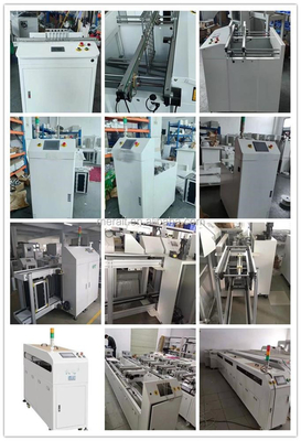 Linha sólido automático do carregador do PWB e carregador projetado estável da máquina de SMT do compartimento de Mini Size SMT