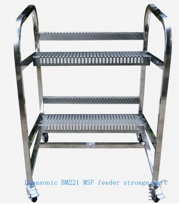 Carro industrial do carretel de Panasonic Bm221 Msf Smt da cremalheira de compartimento do Esd 30 quilogramas