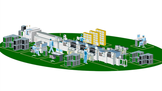 Ac220v 50hz conduziu a cadeia de fabricação forno do bulbo do Reflow da impressora do estêncil