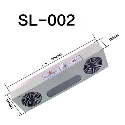 Dois anti Ionizer 125mm otário estático das cabeças 100kgs para a proteção do ESD
