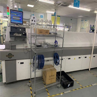 Chrome termina 4 do ESD do armazenamento camadas do aço carbono das cremalheiras 330lbs